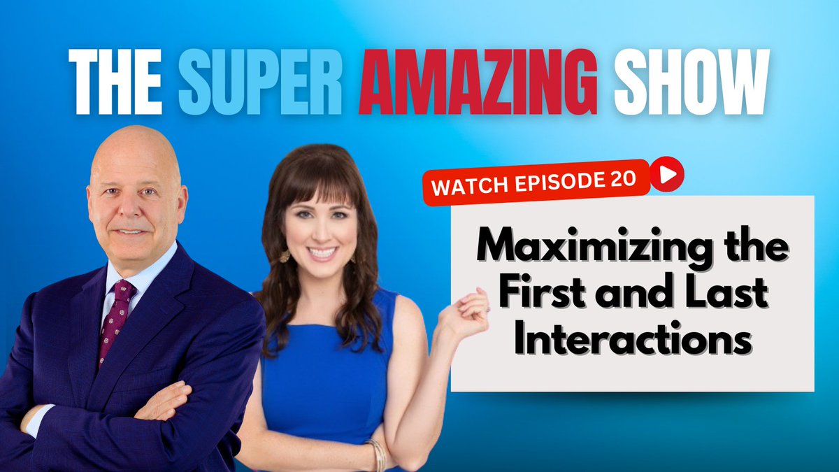 What’s the first thing that happens when someone begins an interaction with your company, and what is the last thing that happens before they go? How can you inject magic — or charm — into these interactions? youtu.be/U2QBrULHbug?si… #customerservice #customerexperience #CX