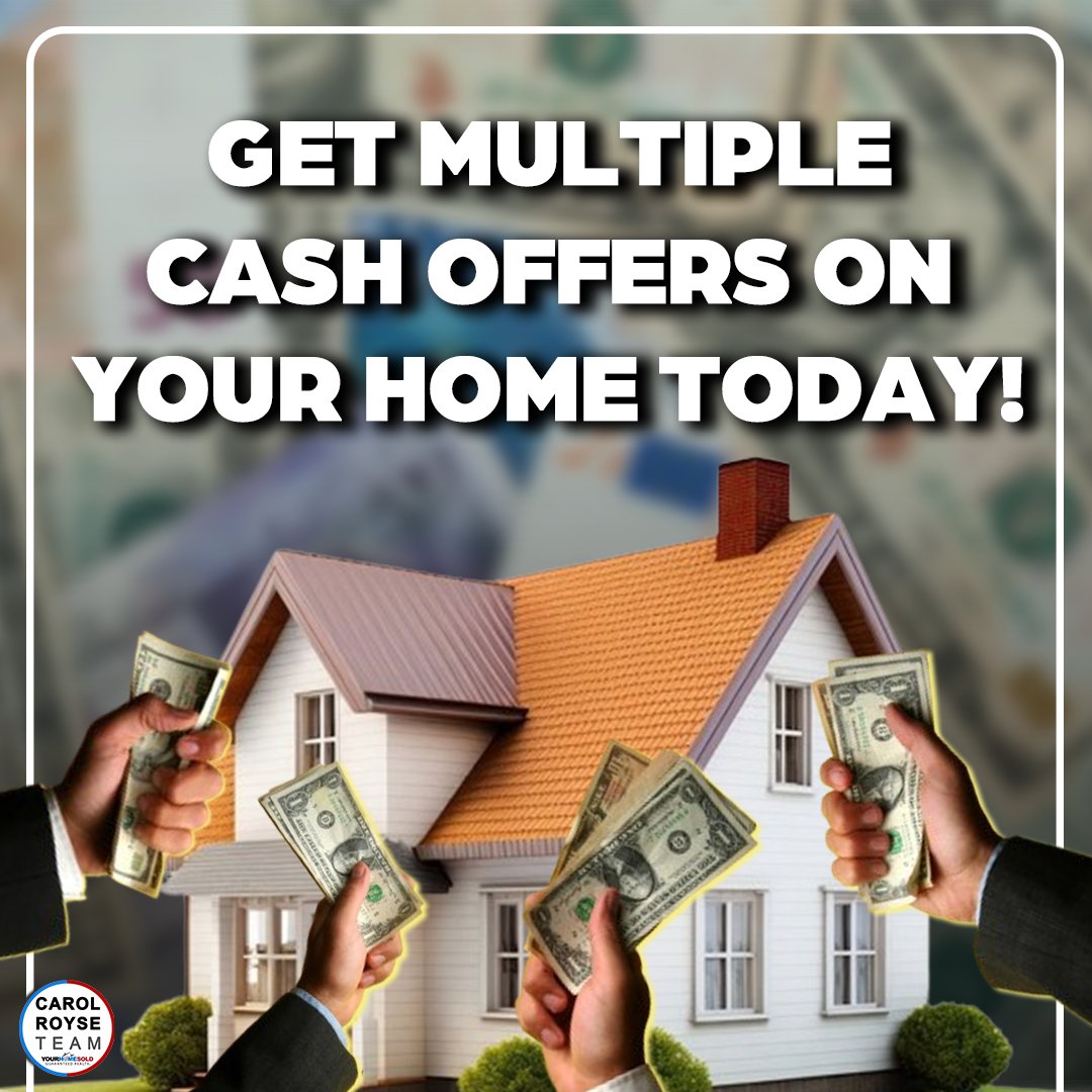 Selling your home and waiting for potential buyers to make offers? What if you could receive multiple cash offers within a matter of seconds?🤔 Call Carol TODAY 480-776-5231 or visit highestprice.com and start Receiving Multiple Cash Offers on Your Home! 💵
