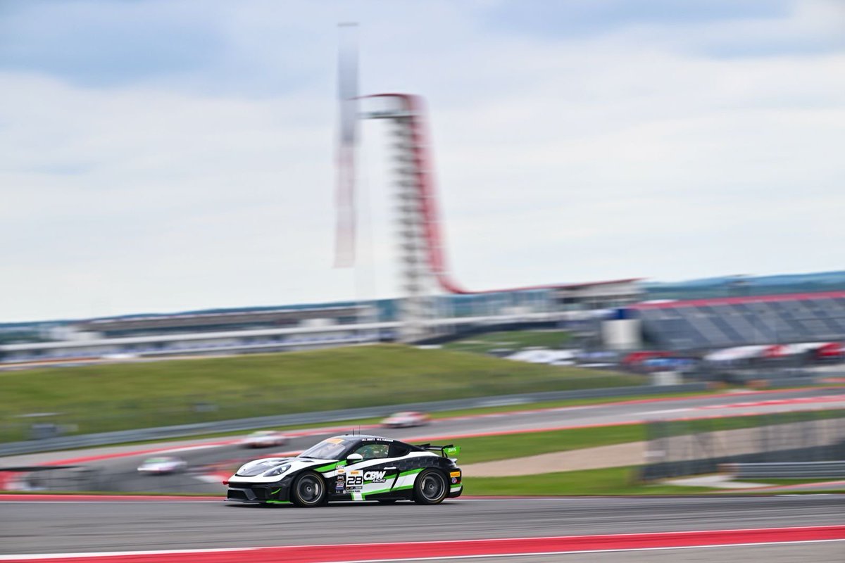 Strong start to the weekend for #Porsche in @GT4America, with @rennsport_one topping the opening practice. ▶️ Read more at: gt4-america.com/news/916/rs1-f… - #Porsche | #GT4America | #GTCOTA | #Raceborn