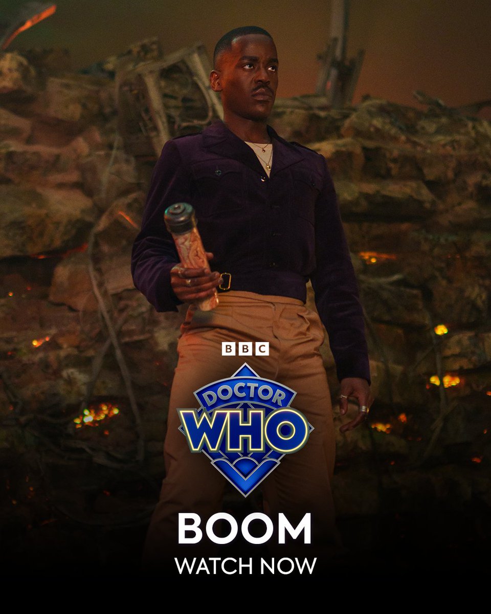 Don't make any sudden moves! 💥

#DoctorWho: BOOM is now streaming on @BBCiPlayer in the UK and @DisneyPlus where available.