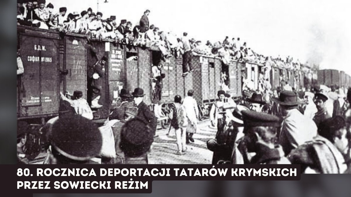 80 lat temu Rosja rozpoczęła czystkę etniczną Półwyspu Krymskiego, deportując w głąb ZSRR ok. 200 tys. osób. Większość z nich zmarła w trakcie pierwszego roku wygnania. Oddając cześć ofiarom tamtych wydarzeń, nieustannie wzywamy Moskwę do wycofania wojsk z okupowanego 🇺🇦 Krymu.