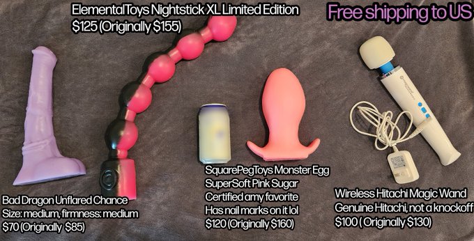 hey friends got more toys for sale! ships free to the US :) can get them out as early as today or tomorrow