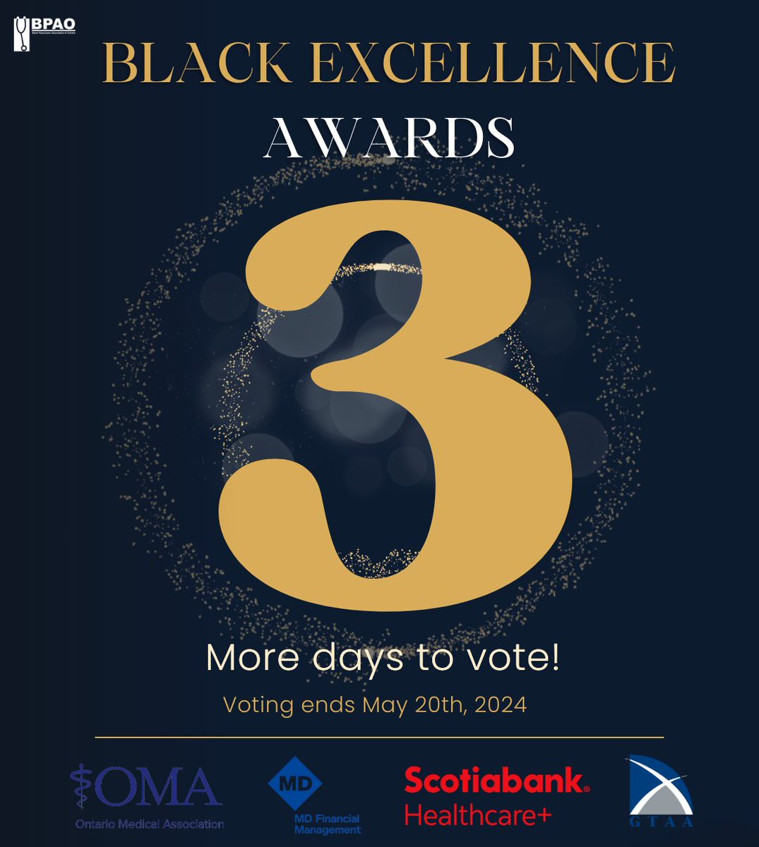 3 days left to submit your vote for the Black Excellence Awards! 🏆 Join us in celebrating the brilliance in our community at the Black Joy Gala. Voting ends on May 20th, 2024. Cast your vote now at loom.ly/_JsT7F4 #BlackExcellence #BlackJoyGala #VoteNow