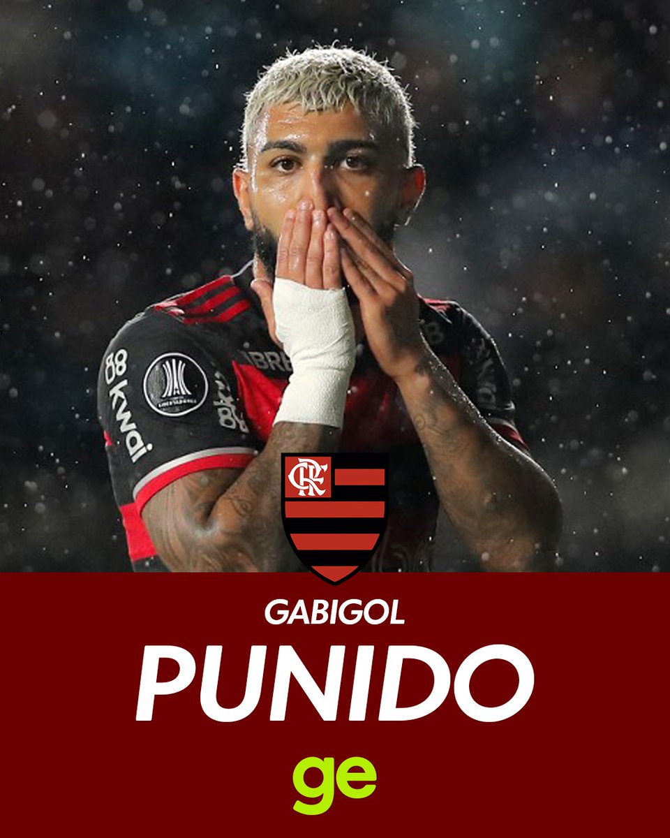 ⚠️⚠️

Gabigol é multado e não usará mais a camisa 10 do Flamengo

➡️ glo.bo/4dVujCi

📸 AFP