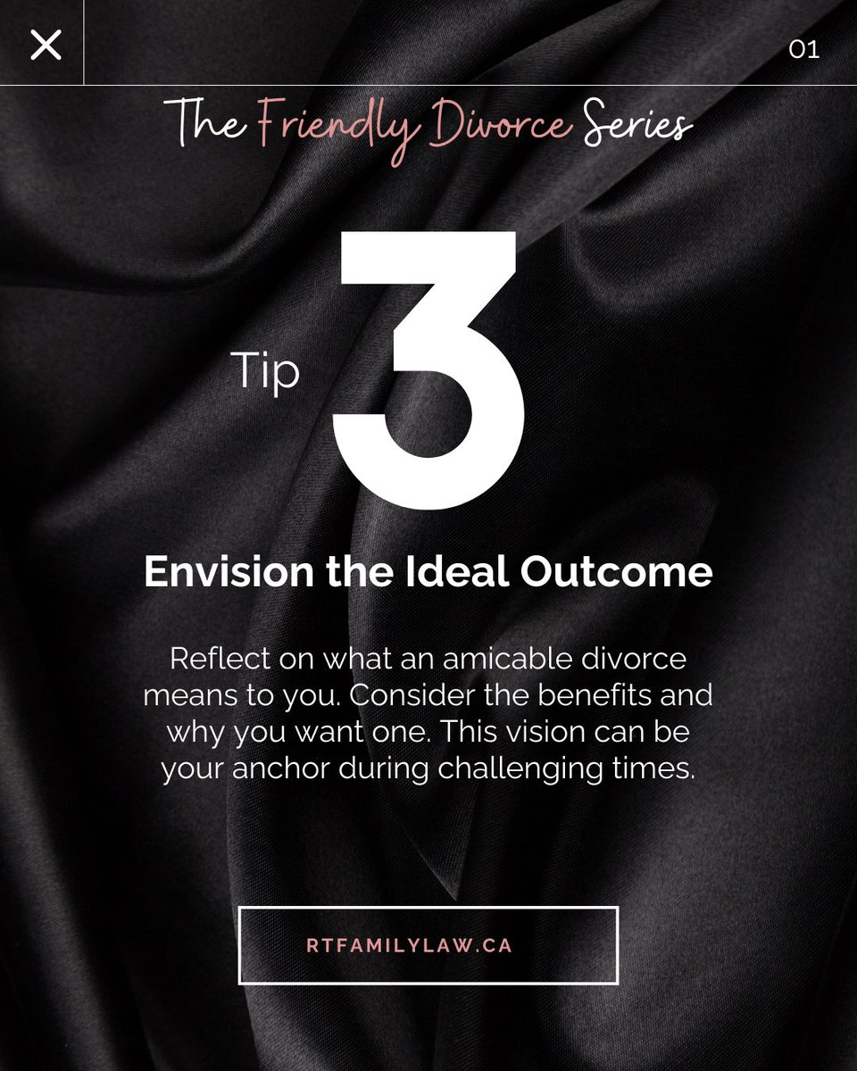 Navigate your divorce with care.

Every Friday, we're sharing a tip to make your divorce as friendly as possible. 

While it sometimes is not an easy feat, it is possible. 

Make sure to follow us if you aren't already, you don't want to miss these! 

#AmicableDivorce #FamilyLaw