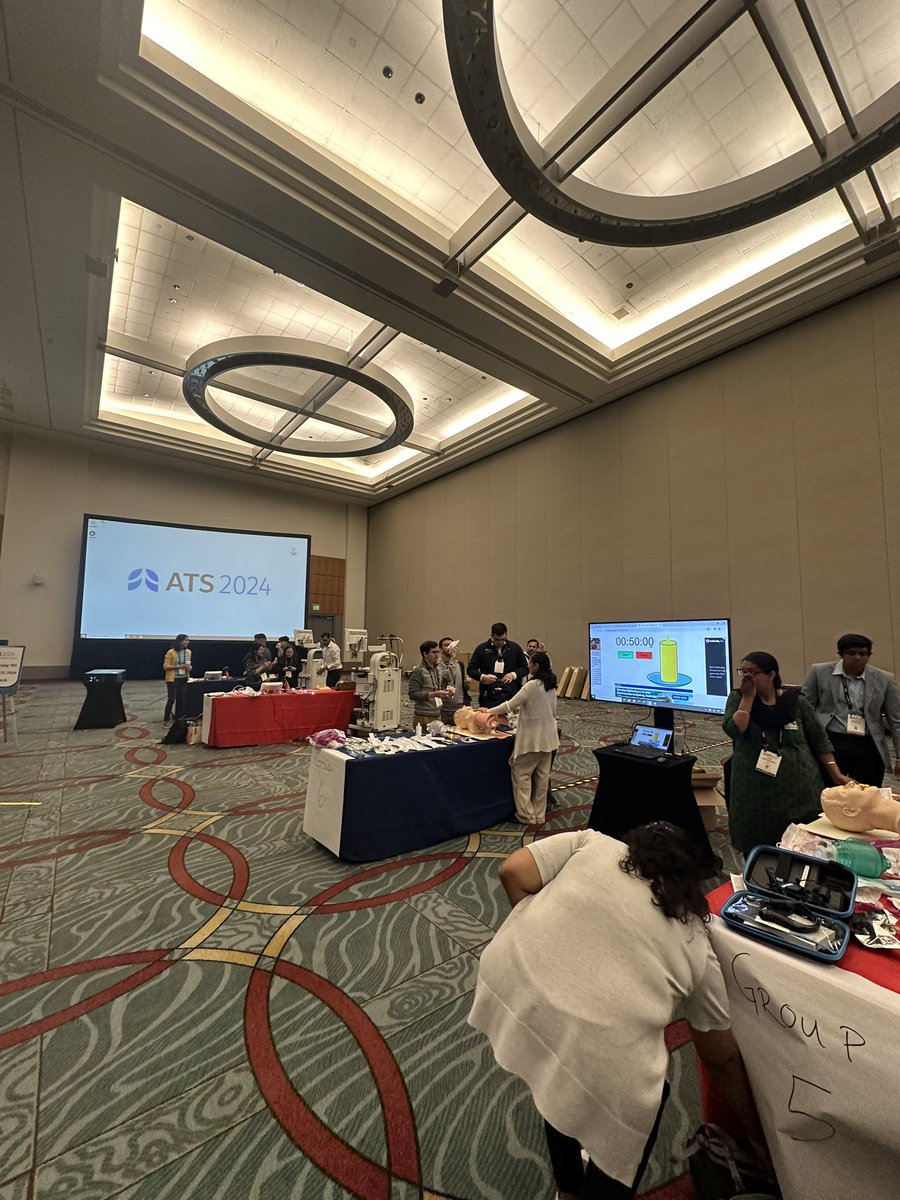 The Resident Bootcamp 2024 is in full swing! Airway management, Bronch sims, ventilation strategies and a whole lot more exciting stuff. 

Here's to another fantastic conference! 🌟

#ATS2024 #ATSSoMe #RBC2024 #MedEd #PCCM