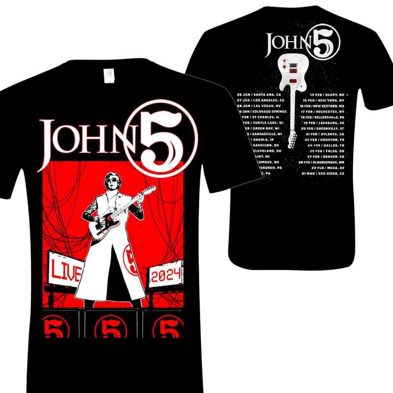 🔥 FLASH SALE TODAY ONLY 🔥 - 20% off 2024 Tour Apparel - Discount will auto apply in cart - While Stocks Last! john5store.com #John5