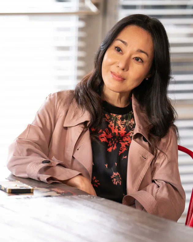 Iilithsternin's tweet photo. Yunjin Kim was on Station 19 so suddenly I have to watch my very first episode of Station 19! I've missed her and her face. https://t.co/u0BsZlZ2Nq