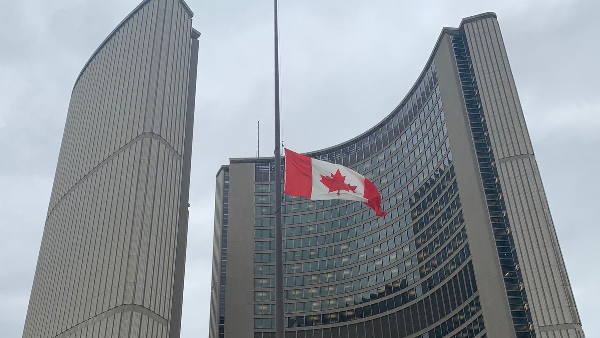 Flags at Toronto City Hall and all civic centres will be lowered to half-mast in Councillor Robinson’s honour. The Toronto Sign will also be dimmed tonight and on the day of Councillor Robinson’s funeral. More information including details about the funeral and condolences can