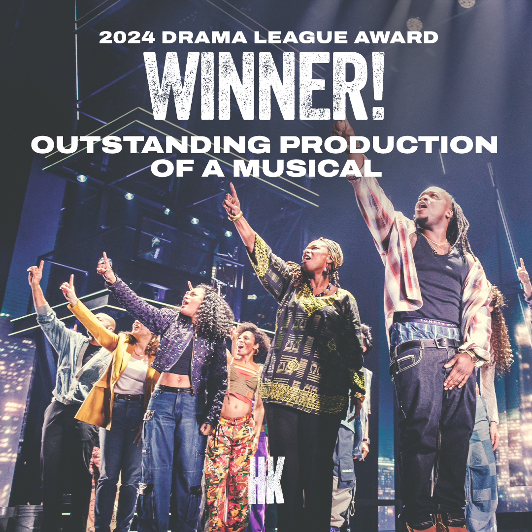 Congrats to our HK fam for the win at the Drama League Awards—Outstanding Production of a Musical!!!! 🏆🔥 Big shoutout to the whole #HellsKitchenBway crew for making magic happen!!! 🙌