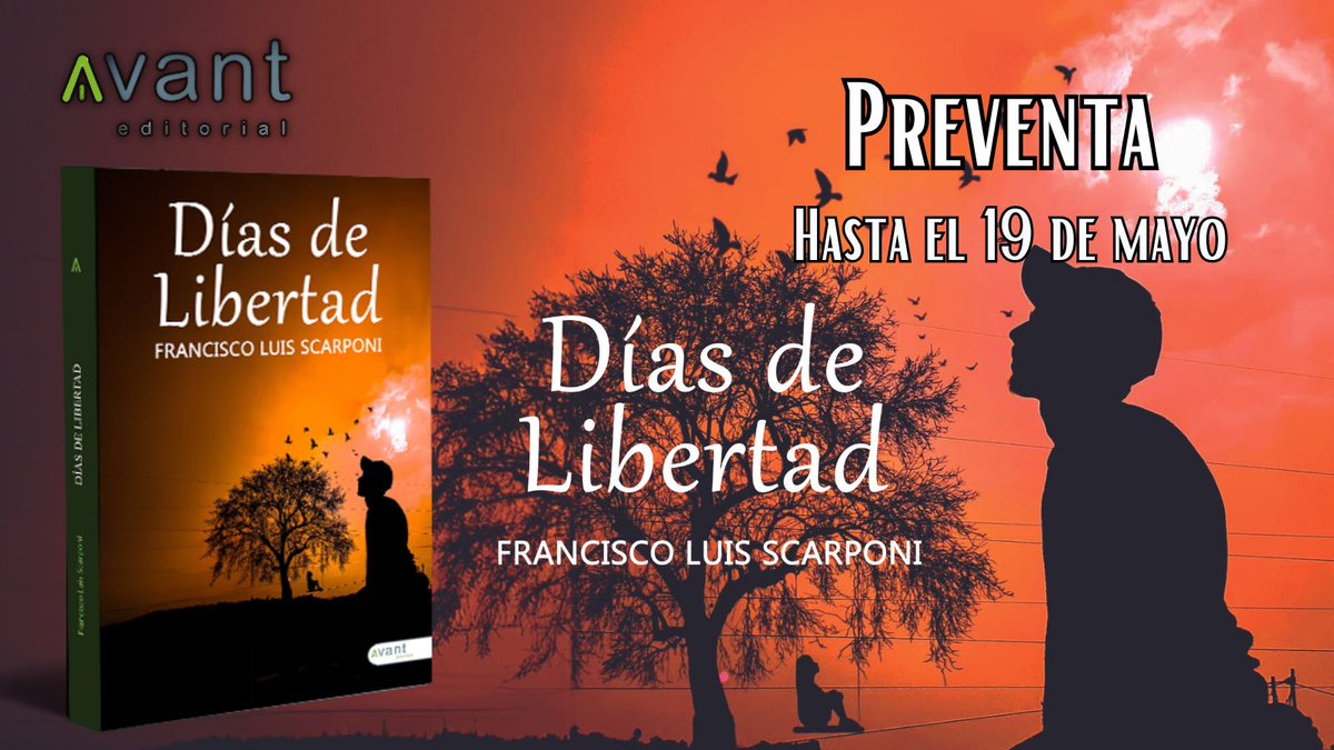 ¡PREVENTA HASTA EL 19 DE MAYO CON UN 10% DE DESCUENTO! DÍAS DE LIBERTAD de Francisco Luis Scarponi bityl.co/PxIr En un mundo donde la libertad es inalcanzable y el pasado se desvanece, Francisco nos ofrece una oda lírica que explora la humanidad y el anhelo de