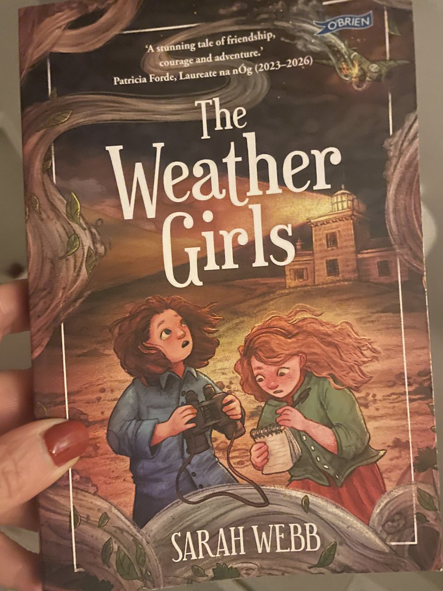 Just finished this gorgeous 8+ WWII book, a story masterfully told, and an adventure of friendship & courage drenched (see what I did there? ☔️) in history & science. Teachers, this gets top marks as a class read - so much to chat about! Loved it, @sarahwebbishere @OBrienPress ☀️