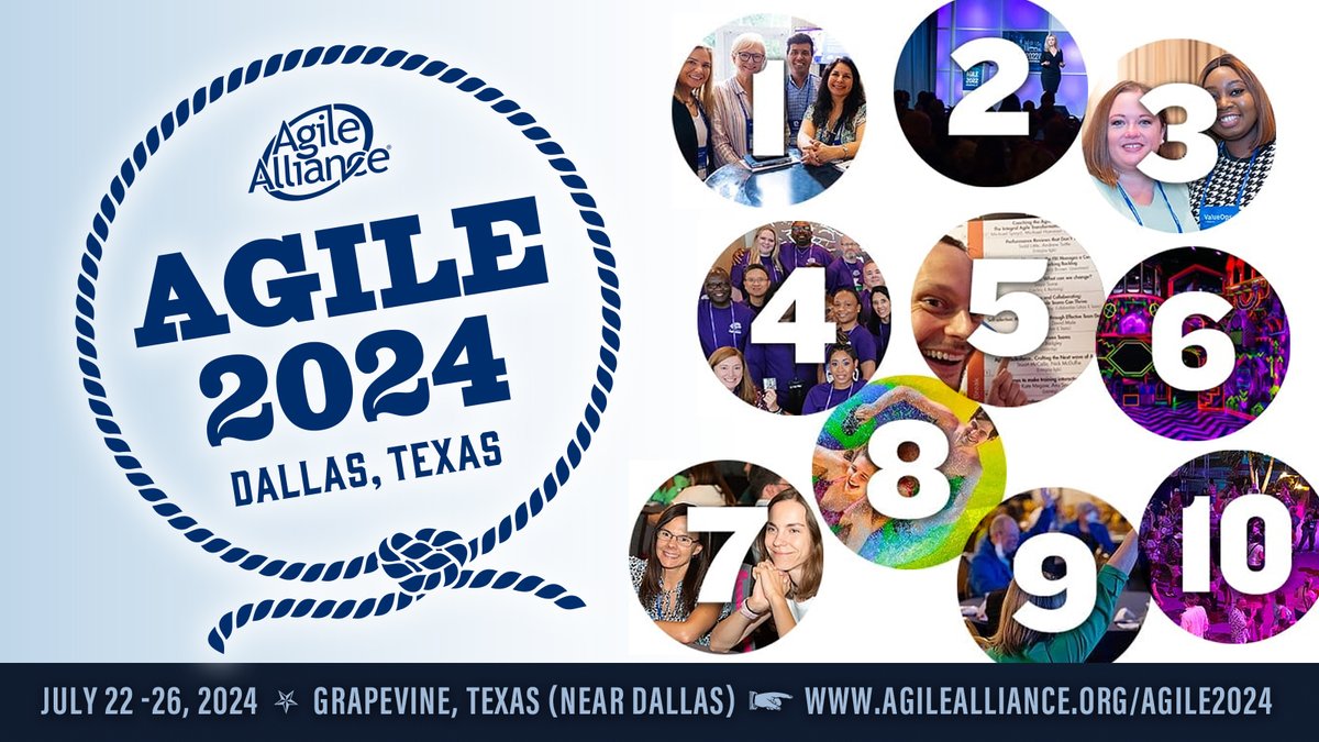 The #Agile2024 conference brings #Agile communities together annually to share experiences &amp; make new connections. If you’ve never attended or haven’t been in a while, we created a list of some of the many reasons to get together in person this year!
agilealliance.org/ten-reasons-fo…