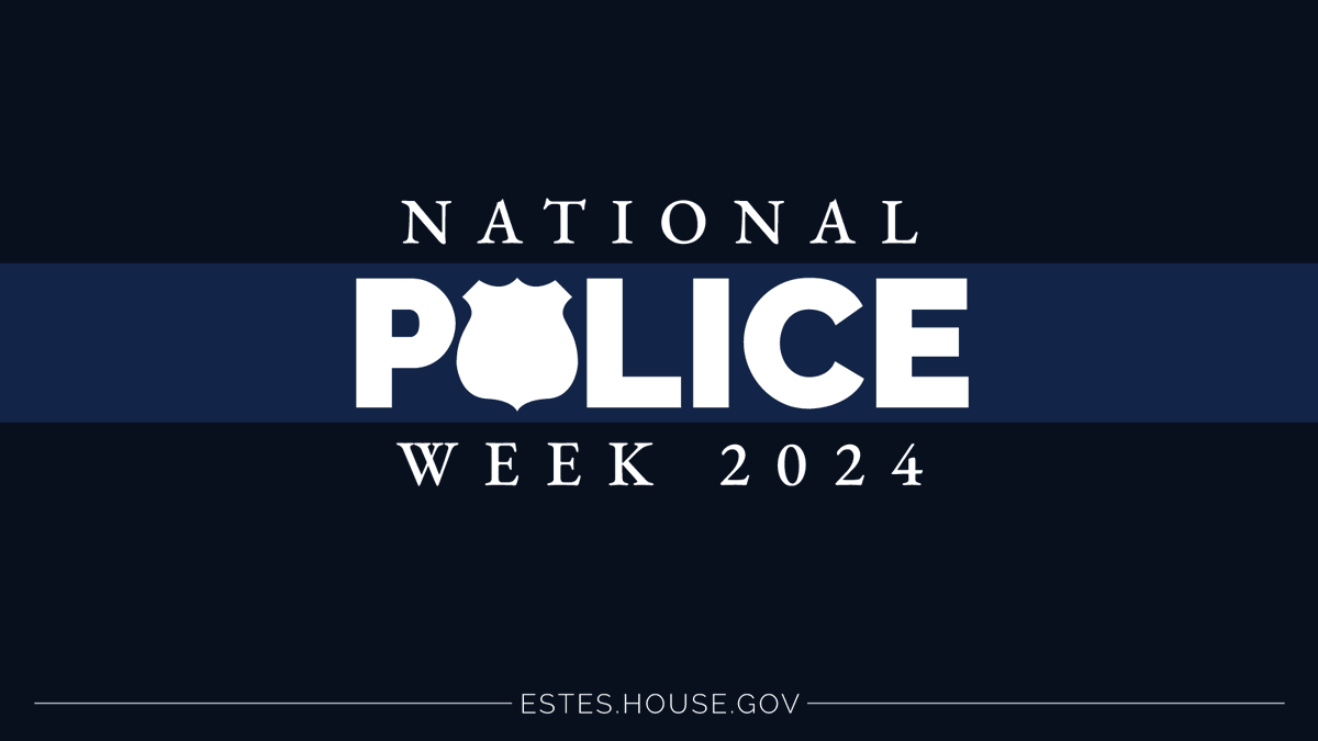 As Police Week comes to an end, I want to thank all of the men and women in blue who put their life on the line to protect and secure our communities. I was proud to vote for a number of bills passed in the House this week in support of our law enforcement officers.