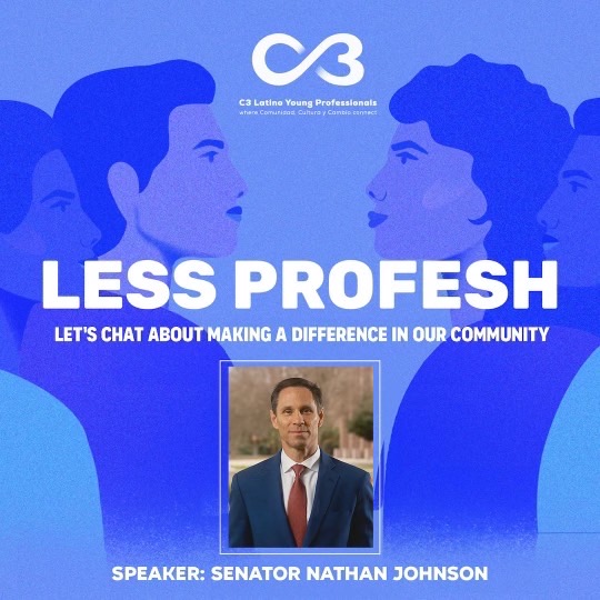 Young professionals, join me tomorrow, Saturday, May 18th, from 5:00 PM to 8:30 PM for Candid Conversations on Civic Engagement and Change, hosted by C3 Latino Young Professionals. Come and participate in an evening of insightful reflections as we explore the realms of civic