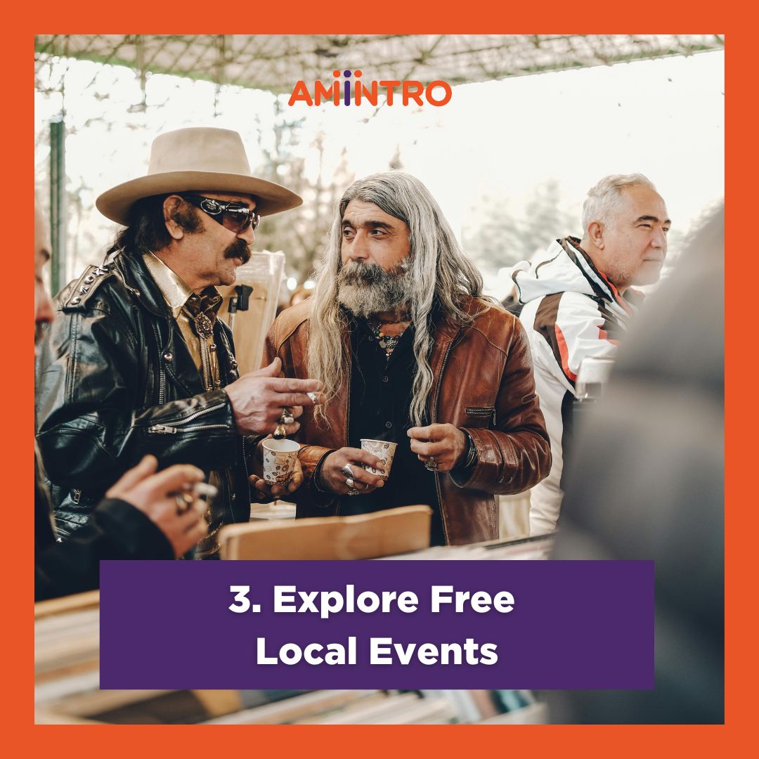 The long weekend is quickly approaching! 🙌

Do you have any plans with friends? If you're looking for ideas, we've got you covered with some fun and free activities to enjoy.

Create an account today and explore the best of life after 50 at app.amintro.com/Account/Regist…!
