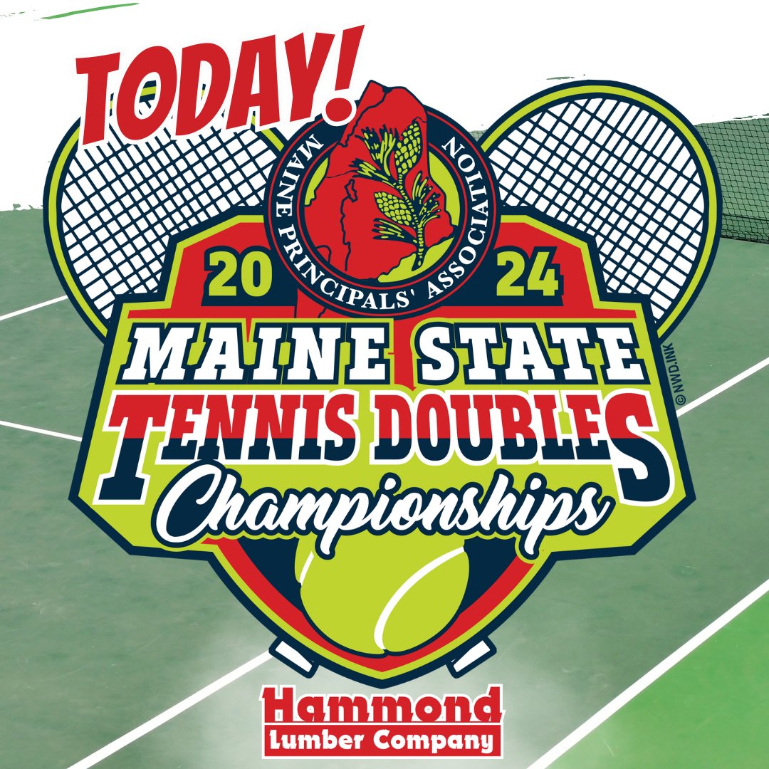 🏆 GO FOR GOLD! 🏆 Maine State Tennis Doubles Championships presented by Hammond Lumber Company 🗓️ May 20 | 🕤 1:00 PM 📍 Bates College, Wallace Tennis Center 🎾 Tennis Info: mpa.cc/page/3276 Watch LIVE for FREE: web.playsight.com/facility/bates… | #MPASports | @HammondLumber