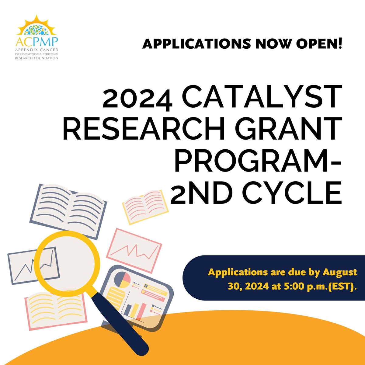 📣🚨EXCITING NEWS
#RESEARCHERS DON'T MISS OUT ON AVAILABLE FUNDING FOR #APPENDIXCANCER RESEARCH!

🎗️We have opened a second cycle to award at least TWO more $50K Grants in a single year.
#ResearchGrant applications are now open.

➡️Apply by 08/30/24: bit.ly/ACPMP-RFP2024