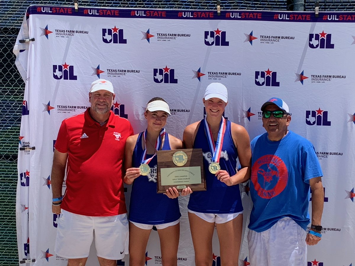 Congratulations to @Grapevine_HS students Emilia and Sara Gyöergy on their well-deserved victory in the UIL 5A Girls Doubles State Championship! Learn more about these sisters, their journey and how they won the state championship title: gcisd.net/article/1605927