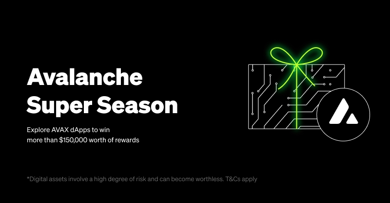 Avalanche Super Season with OKX has begun 🔺

Starting today, explore the Avalanche ecosystem through @okxweb3 and earn rewards along the way.

Wave 1 of Avalanche Super Season kicks off with:
@TheArenaApp
@BenqiFinance
@TraderJoe_xyz
@pangolindex