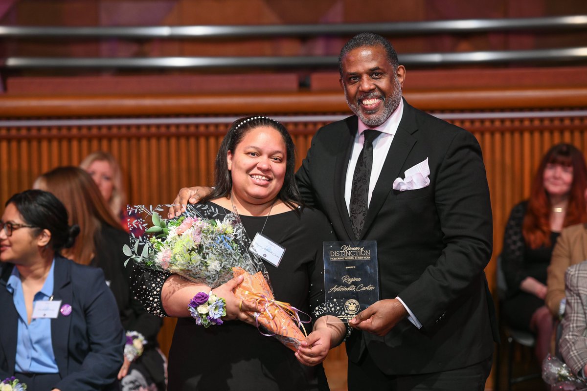 Being honored as a Woman of Distinction for my work within the community is amazing. As I look back I have done and continue to do A LOT. But this is my normal. Helping people is my happy space. @LuisSepulvedaNY it was truly an honor being recognized. gofund.me/8e05342a