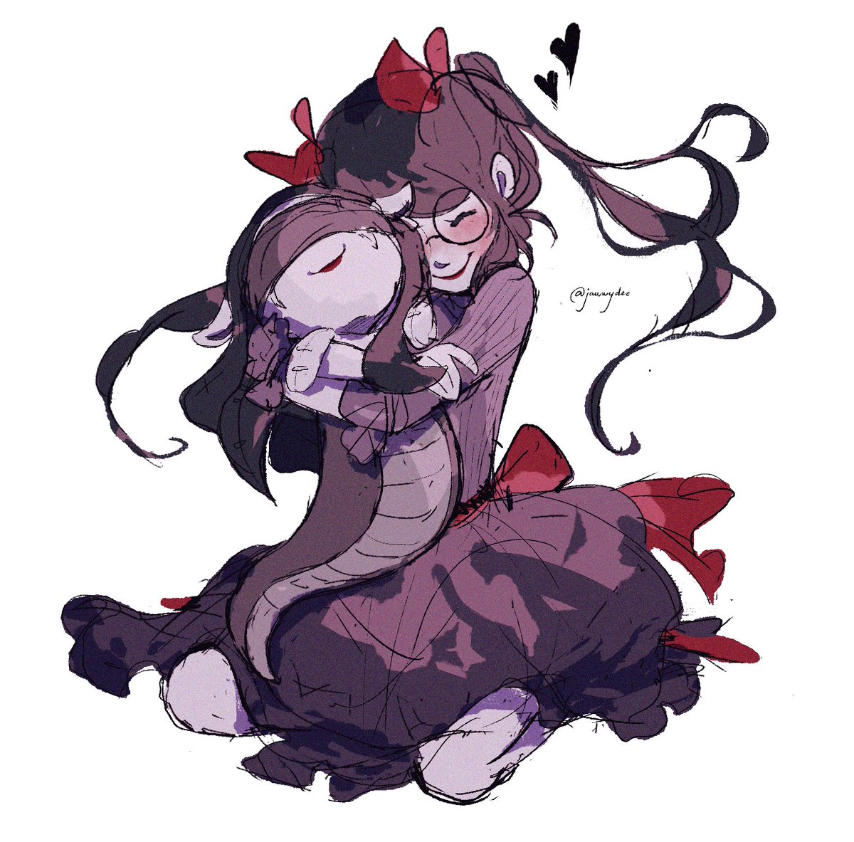 jawwydee's tweet image. Dream Witch plushie and her follower sktch!! Old art from way back 2022 #IdentityV