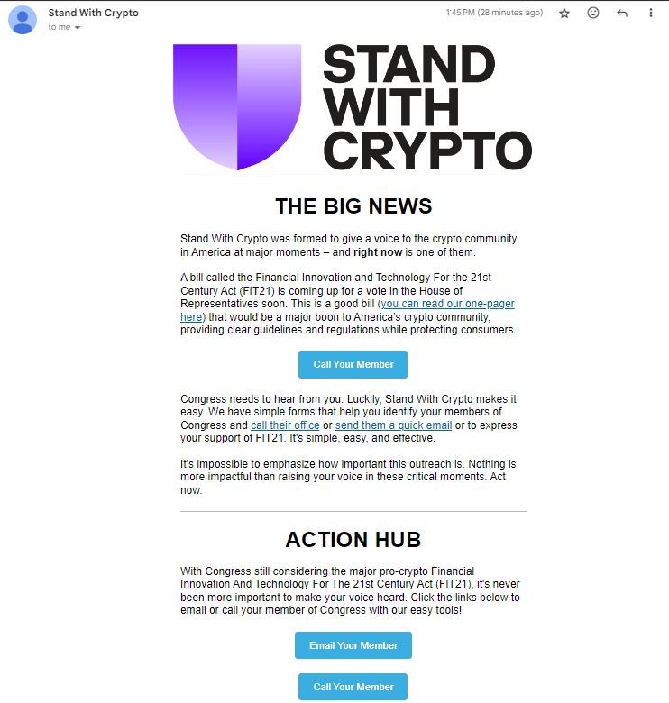 1CrypticPoet's tweet image. 🚨 Don't Ignore This! 🚨

Hey @Base fam, we need everyone to stand up for crypto. The Financial Innovation and Technology For the 21st Century Act (FIT21) is up for a vote in the House of Representatives. This bill provides clear guidelines for crypto and protects consumers.…