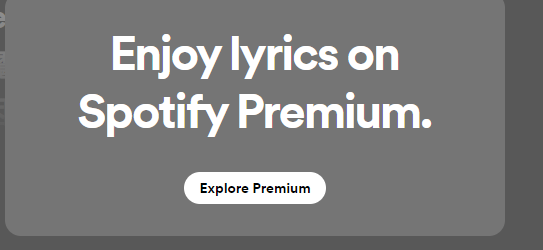 spotify has got to be the one of the most ghoulish companies on the fucking planet. barring LYRICS onto premium. what a joke.