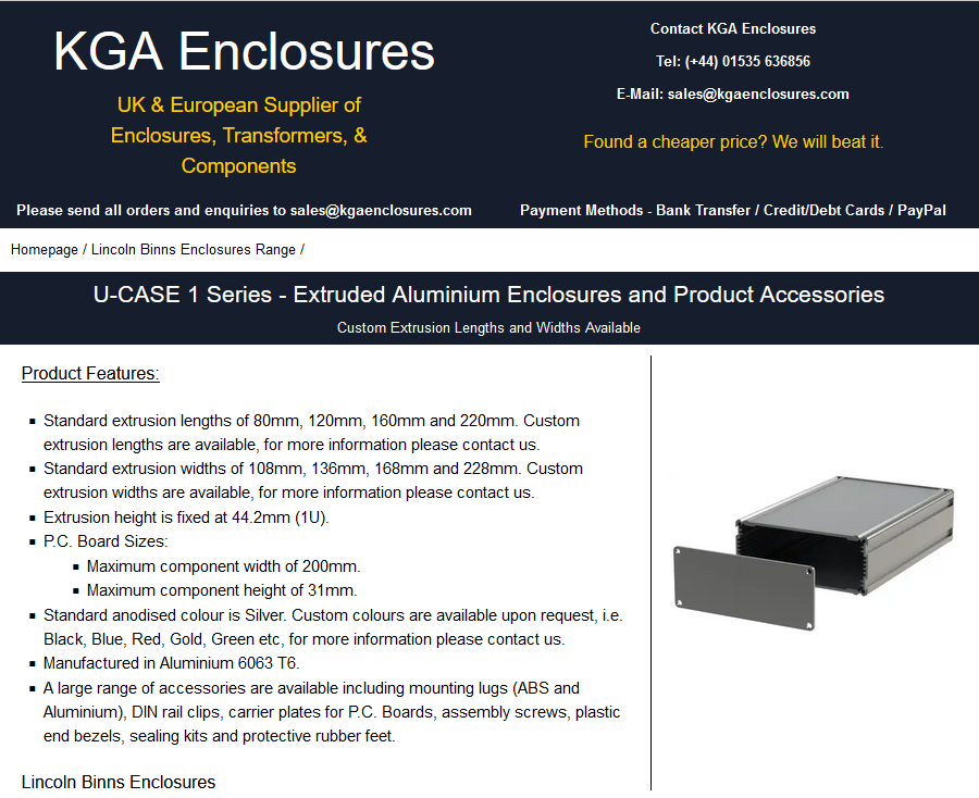 30,000+ products on offer, great competitive pricing and customisation options

One great range, found below. To view our full range please visit kgaenclosures.com

#manufacturing #ukmanufacturing #engineering #ukmfg #mfg #manufacturers #gbmfg #madeinamerica #madeinbritain