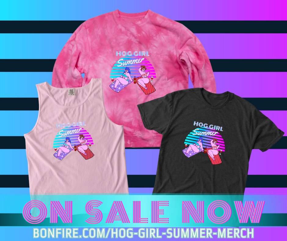 Hog Girl Summer is officially here!! Celebrate the season with the (S)wine & Crime Gals by picking up some Hog Girl Summer merch! This campaign is for a LIMITED TIME ONLY, so get your Hog Girl apparel today! #TreatYoSelf

bonfire.com/hog-girl-summe…