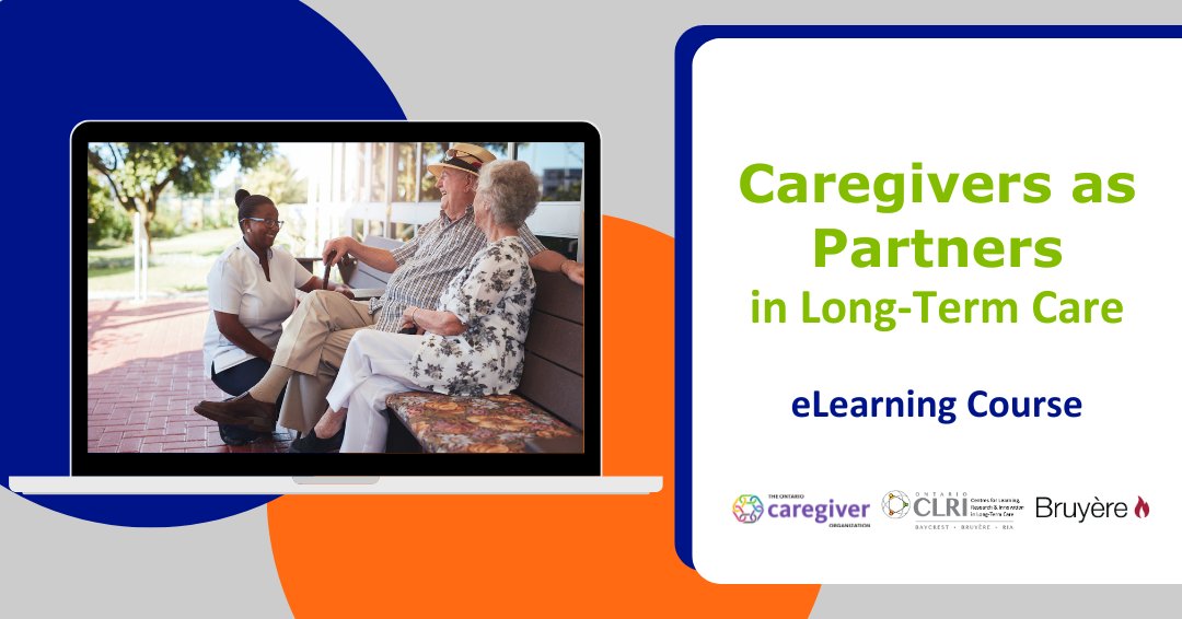 Enhance your team’s knowledge and understanding of how to include, support and empower #Caregivers as partners in the team with our Caregivers as Partners in Long-Term Care eLearning Course. Learn more: ow.ly/7hqB50RzM2A Disponible en français. @CaregiverON