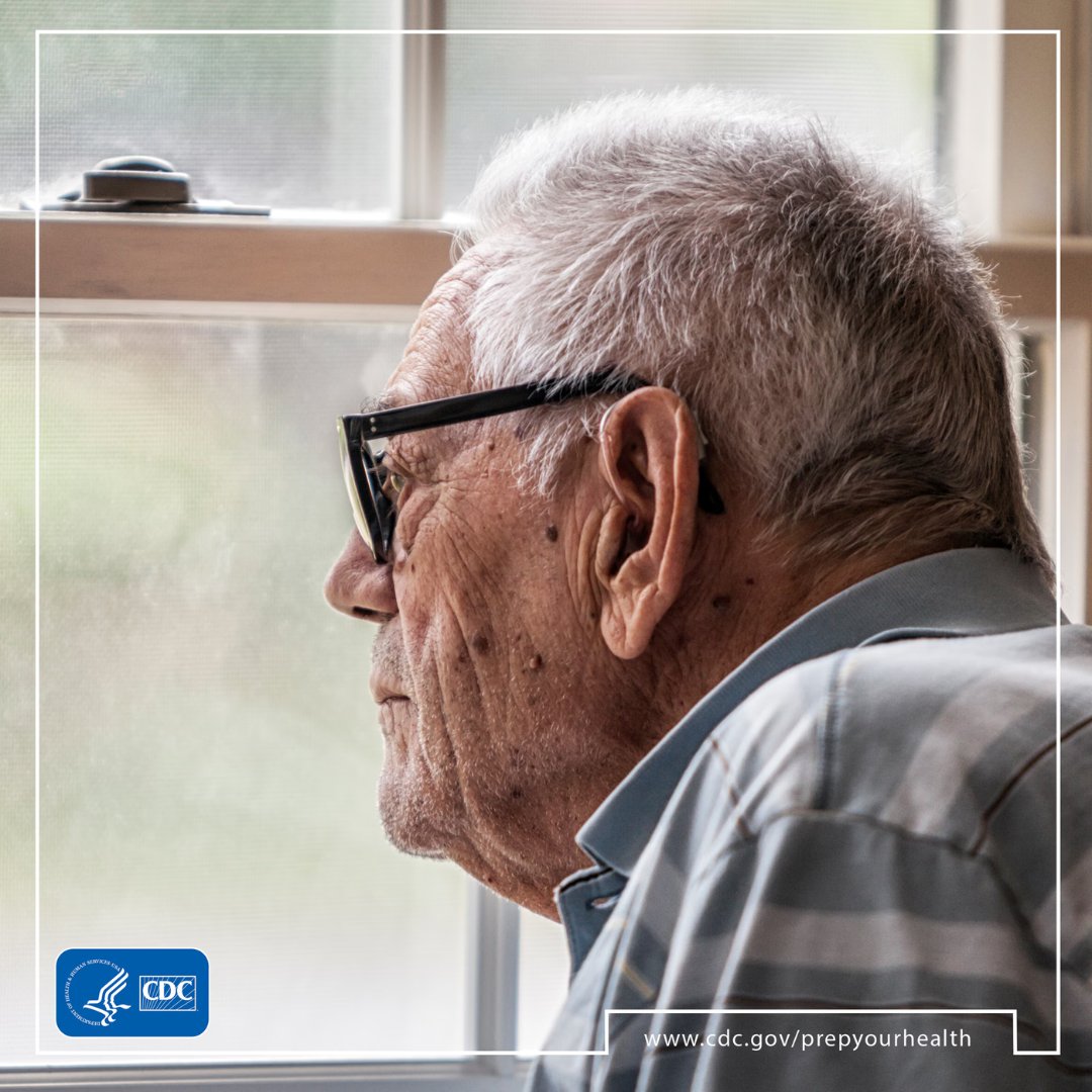 People with disabilities can experience loneliness & isolation more than people without disabilities. Social connectedness can affect a person’s ability to #StayHealthy during an emergency. Find ways to #StayConnected: cdc.gov/prepyourhealth… #BringDownBarriers #PrepYourHealth