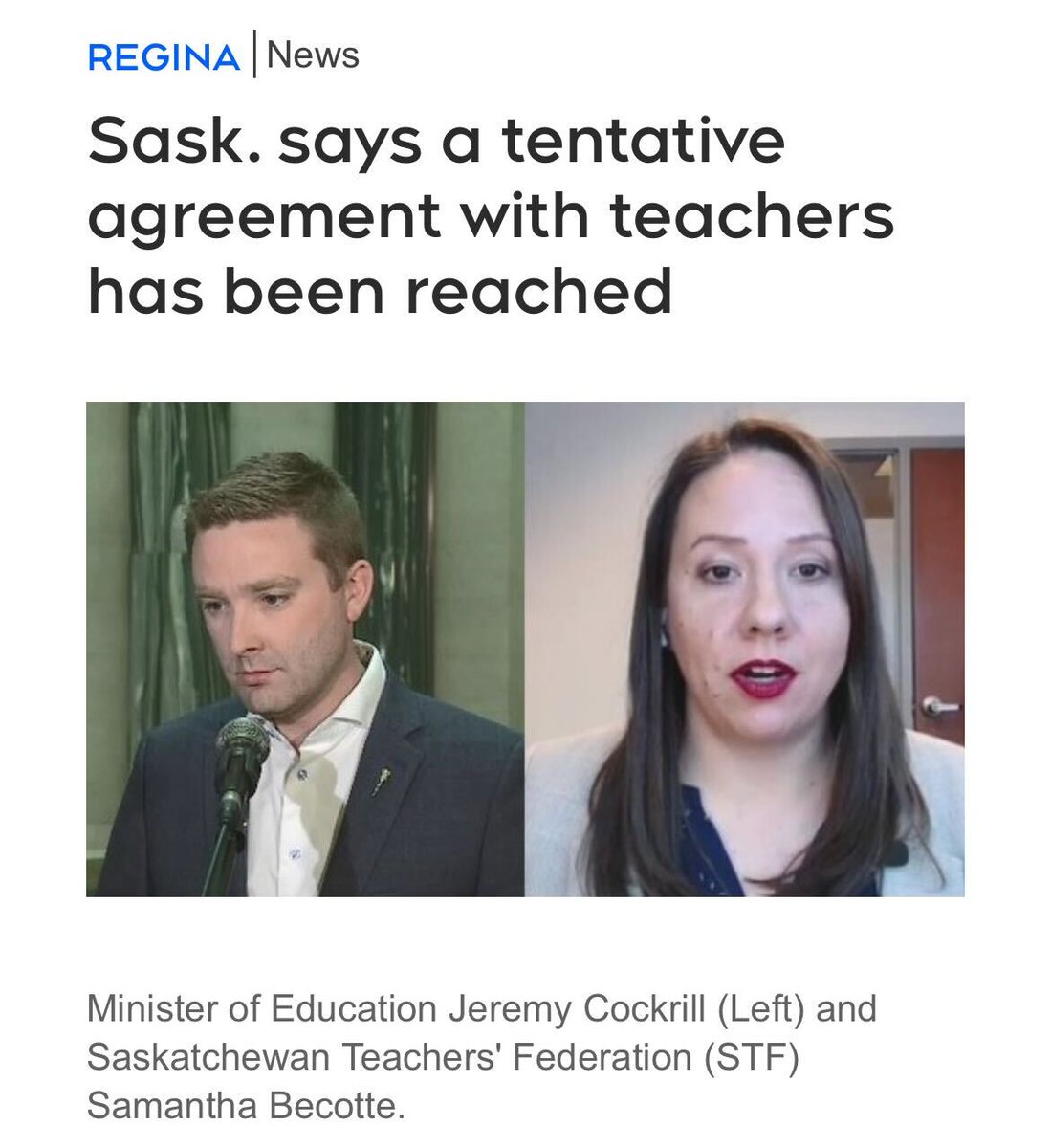Good news for students, parents and teachers across Saskatchewan.
