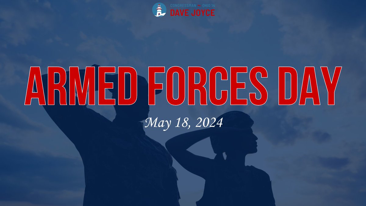 On Armed Forces Day, we honor those who have answered the call to serve. Thank you for the bravery and sacrifice you demonstrate for the freedom and safety of our country.