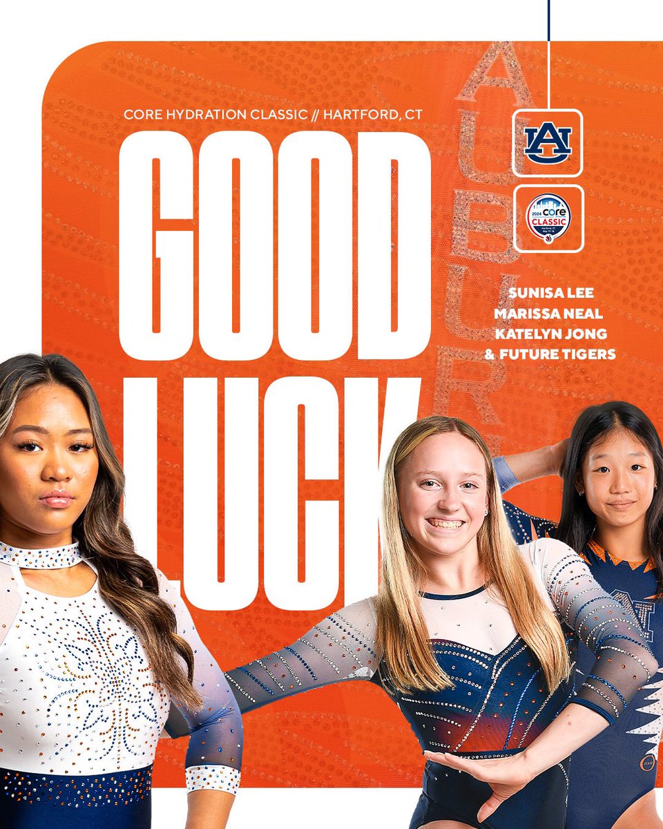 Good luck to Suni, Keko, Marissa and our future Tigers this weekend at the Core Hydration Classic!

#WarEagle