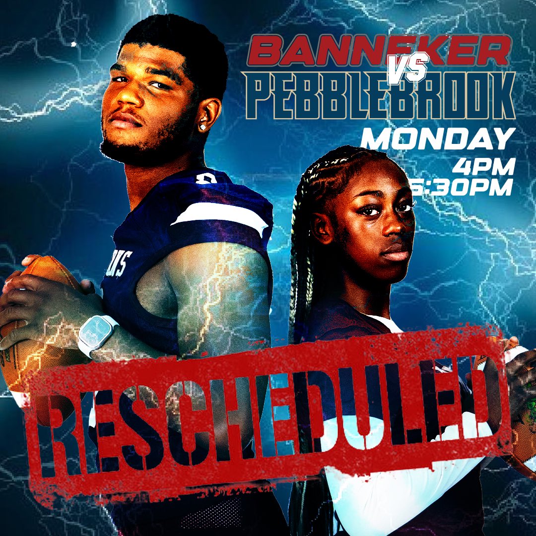Pebblebrook Football (@brooksquadfb) on Twitter photo Spring Football Game Rescheduled 5:30PM
Monday - May 20th, 2024
Pebblebrook vs. Banneker
<a href="/Pebblebrook/">Pebblebrook</a> Spring Football Game Rescheduled 5:30PM
Monday - May 20th, 2024
Pebblebrook vs. Banneker
<a href="/Pebblebrook/">Pebblebrook</a>