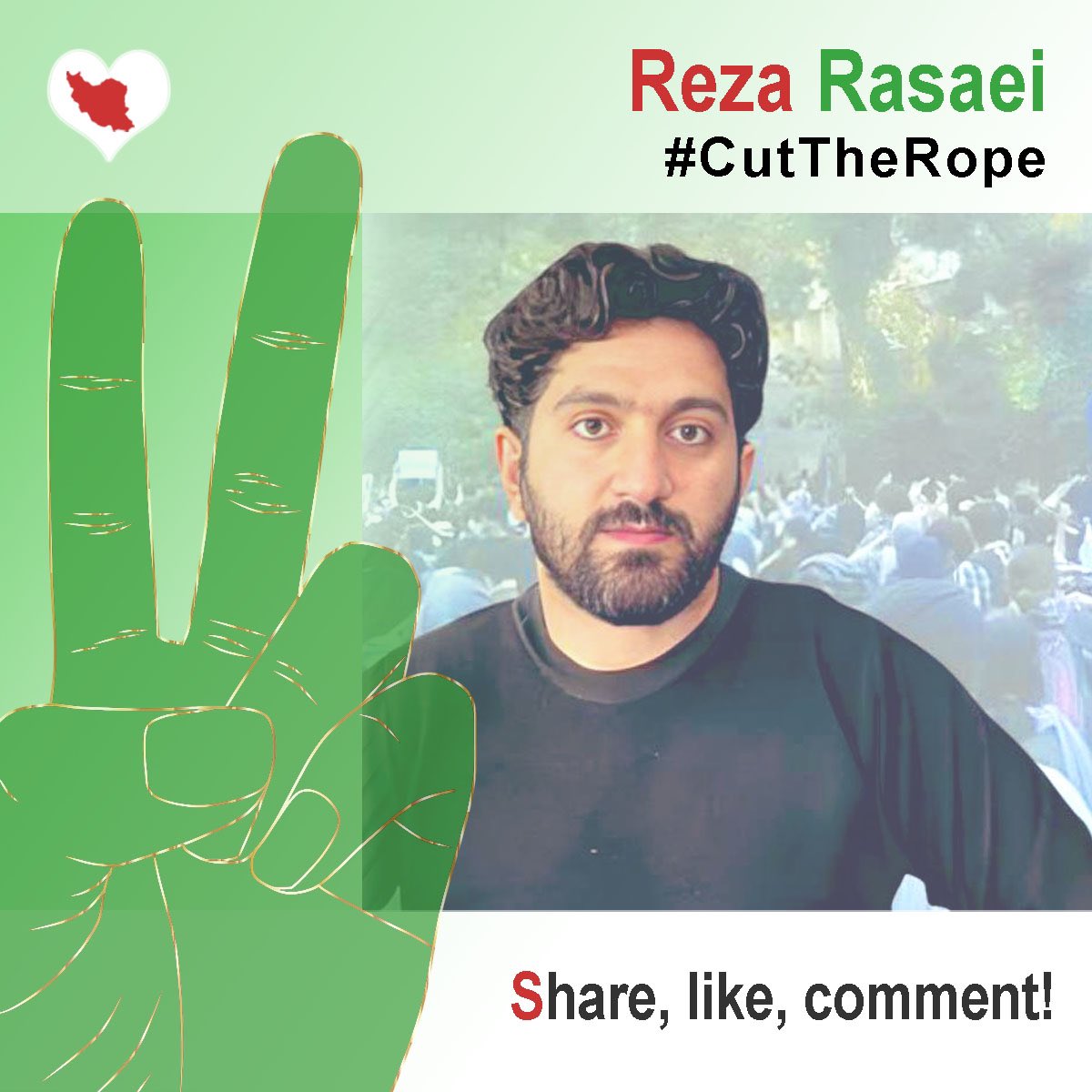 Auch #RezaRasaei wurde als politischer Opponent durch die Unrechtsjustiz der Islamischen Republik Iran zum Tode verurteilt. 

Er und viele andere brauchen uns alle auf der Straße, z. B. in GÖTTINGEN
18/May/2024
14:00
Gänseliesel

Sei solidarisch dabei! 
#StopExecutionsInIran