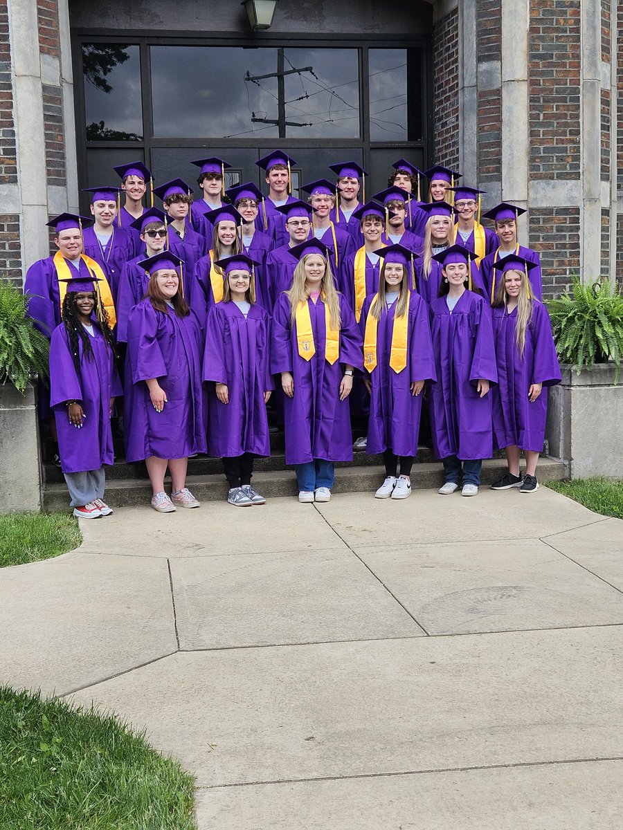 Getting in some practice for graduation
