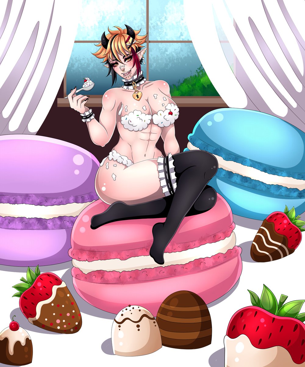 Come now, you know you want a little taste~ ✨🍰🧁 Just a little nibble! #Umaechi