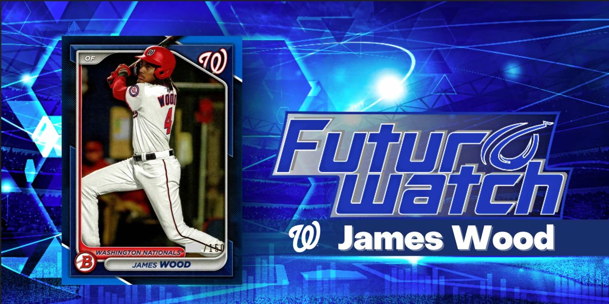 Check it out!! 😃 MLB Future Watch: James Wood Baseball Cards, Washington Nationals gogts.net/mlb-future-wat… #TheHobby