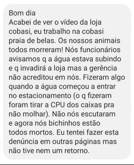 jumastudy's tweet image. Só pra lembrar que a @cobasi é tão assassina quanto a Bicharada. Felizmente já está denunciada no MPRS. 

Todo o processo e as conversas foram divulgadas pelo Rodrigo Maroni.