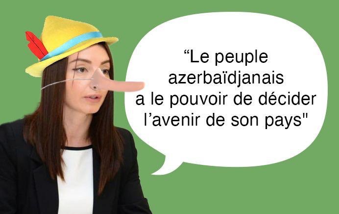 Grâce au passage sur TF1 de l’inénarrable ambassadrice de la dictature azerbaïdjanaise 🇦🇿, nous découvrons que : 'le peuple Azerbaïdjanais a le pouvoir de décider l’avenir de son pays' ! Or le régime azerbaïdjanais est l’un des plus oppresseurs de son propre peuple ! Attention