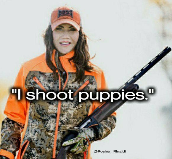 @KristiNoem #PuppyKiller