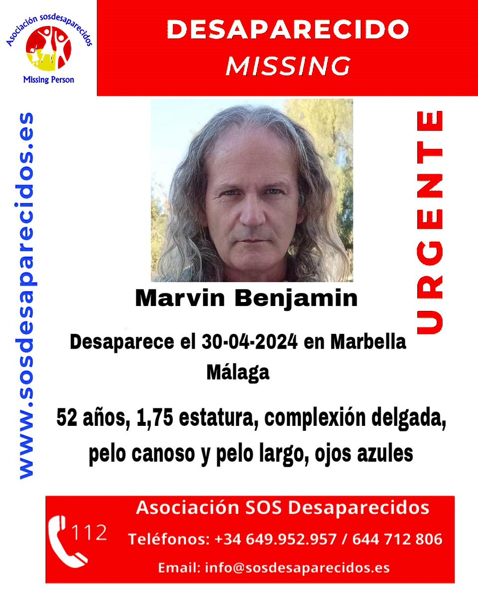 🆘 DESAPARECIDO #Desaparecido #sosdesaparecidos #Missing #Marbella #Málaga Síguenos @sosdesaparecido