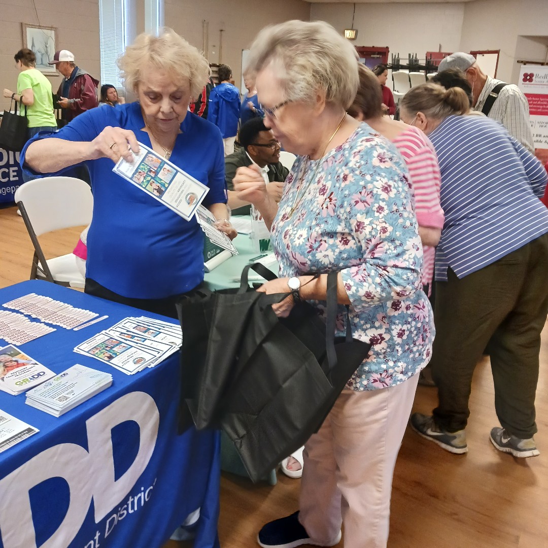 Our awesome staff hosted a booth on Wednesday at Henderson County's #OlderAmericansMonth Health Fair!