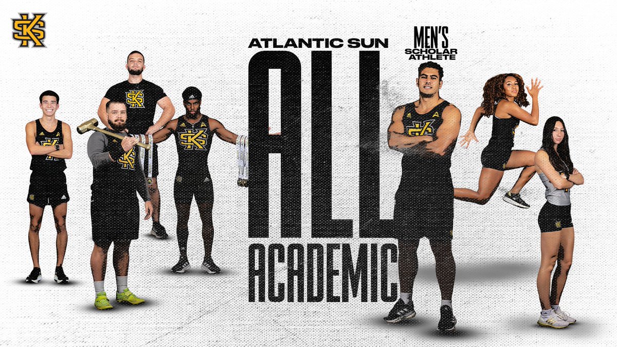 We had seven student-athletes earn spots on the #ASUNTF All-Academic Teams. Ahmed Magour was named #ASUNTF Men's Scholar Athlete ! 📰 bit.ly/3UJkbDP #HootyHoo | #ThinkBigger