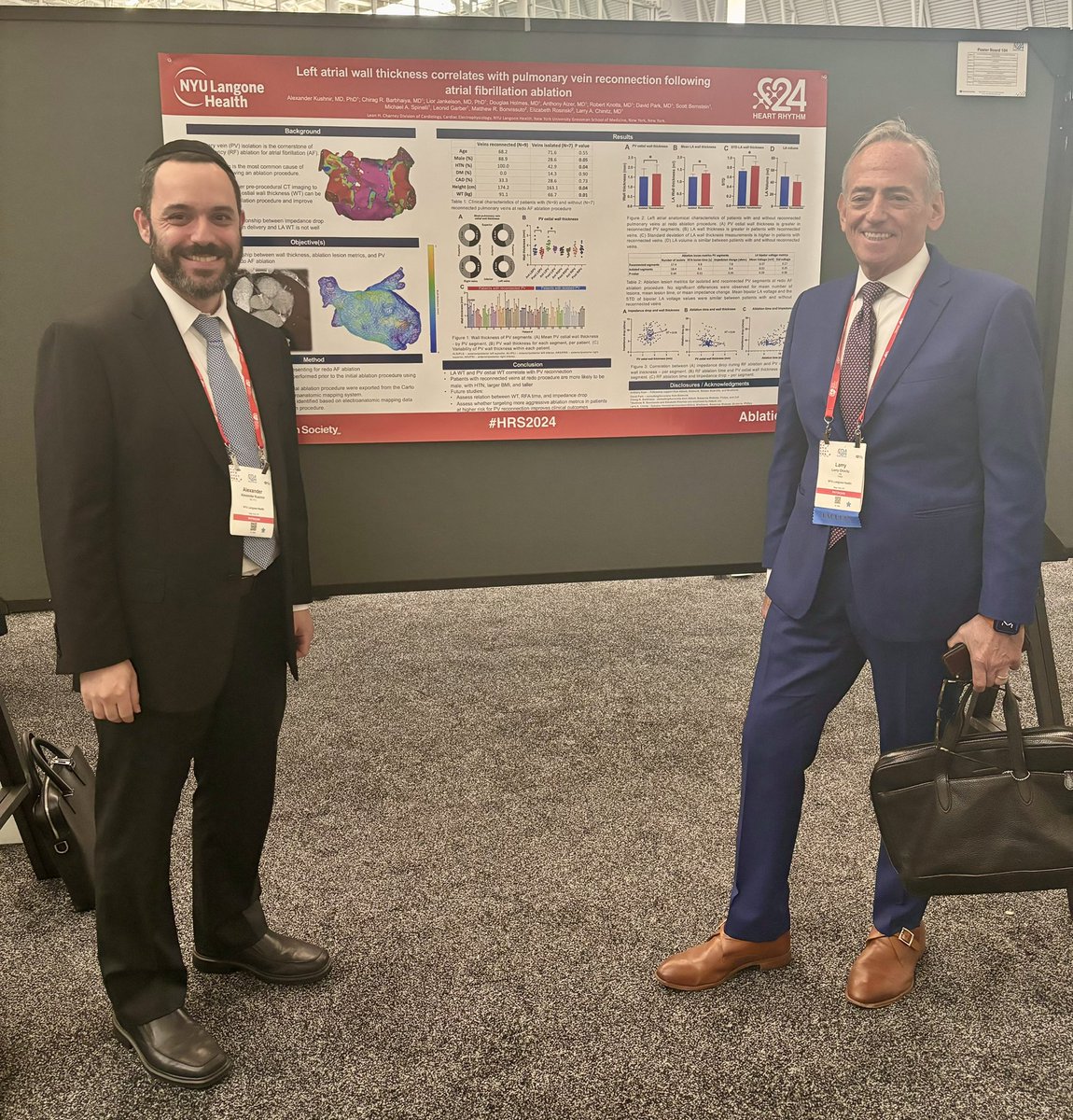 Alexander Kushnir (@alexk_ep) on Twitter photo An honor to present our research on using CT scans to identify ways for improving atrial fibrillation ablations together with my chief Dr Larry Chinitz at the Heart Rhythm Society 2024 meeting in Boston <a href="/nyulangone/">NYU Langone Health</a> An honor to present our research on using CT scans to identify ways for improving atrial fibrillation ablations together with my chief Dr Larry Chinitz at the Heart Rhythm Society 2024 meeting in Boston <a href="/nyulangone/">NYU Langone Health</a>