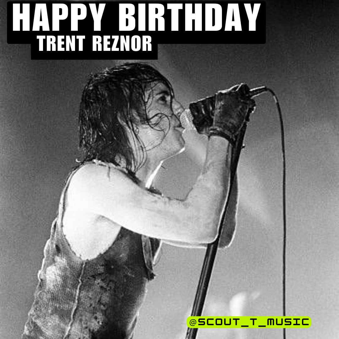 🎉✨Hoy celebramos el cumpleaños de Michael Trent Reznor, un ícono de la música contemporánea. ✨🎉
.

🎂¡Feliz cumpleaños, Trent Reznor!🎂

#TrentReznor #NineInchNails #RockIndustrial #ScoutTMusic