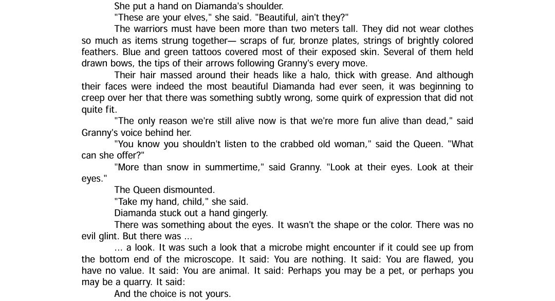 Has probably been noted before, but Drukhari are totally Discworld Elves. I don't know which came first ('Lords and Ladies' by Pratchett was published in 1992). 

Fantasy understanders please help

#warhammer40k #drukhari #eldar