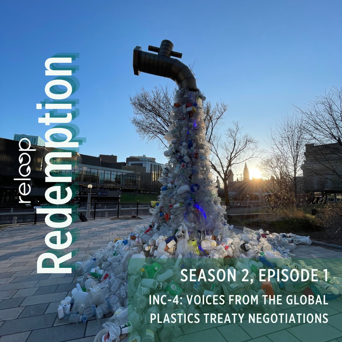 🎧Live from Ottawa's INC-4, Redemption discuss the Global Plastics Treaty's progress with experts Taylor Cass Talbott &amp; Clara Vazeix. Learn about the critical role of waste pickers &amp; the complexities of international policy. Listen here: bit.ly/3K6L7Z7 #PlasticsTreaty